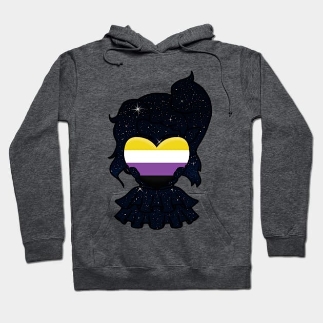 NON-BINARY PRIDE Hoodie by Burrrrrittttooooo's Closet